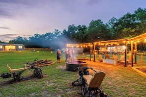 Moto ranch at Croom fire, common area. great place to gather and make memories, and new friends