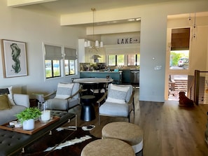 Dining area + kitchen