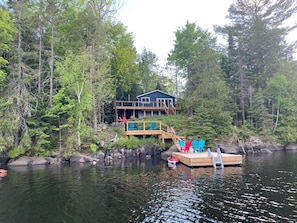 So peaceful from the water.