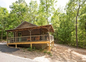 Experience the beauty of the Ozarks on our spacious porch!