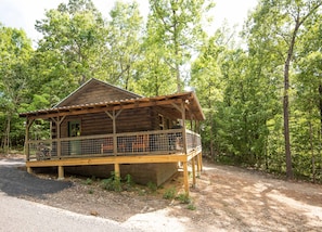 Experience the beauty of the Ozarks on our spacious porch!