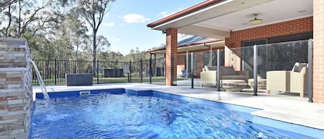 Amazing pool surrounded by the bush!