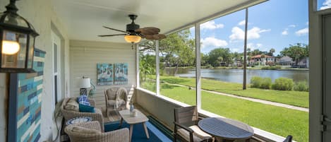 Have coffee and tea in the morning in your porch.
