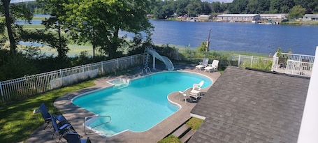 Heated Inground Pool from Master Balcony