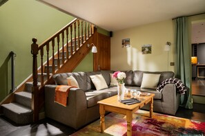 Lounge with safety stair gate