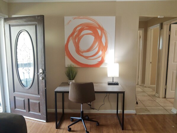 Workspace awaits