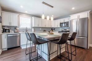 Lower Kitchen- Stainless steal appliances 