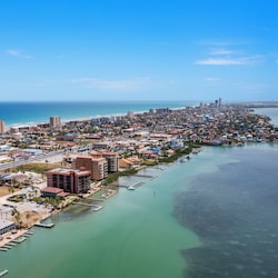 Aerial view of your property and the bay area!