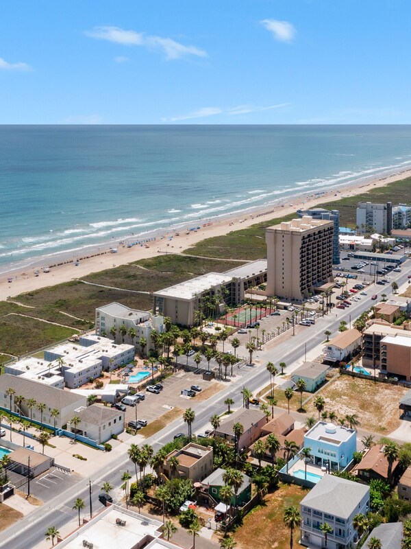 Aerial view of our South Padre Island Beaches