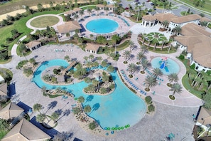 Aerial View of the Resort Pool