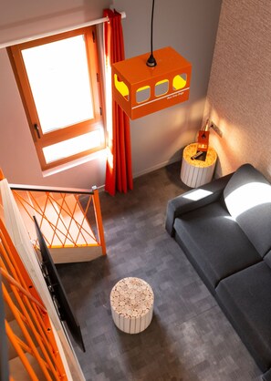 Relax and rejuvenate in the cozy living room.