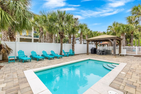 Gulfside Oasis is your Destin retreat complete with a private pool.