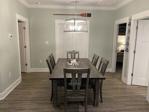 Dining table for six