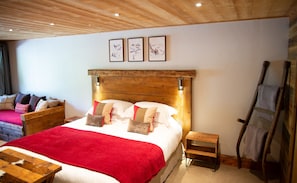 Owl Bedroom - double, twin, family. Terrace view