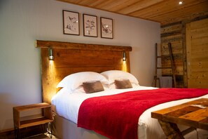 Owl Bedroom - double, twin, family. Terrace view