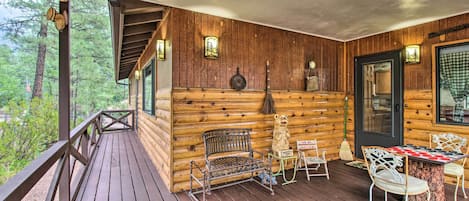 Pinetop-Lakeside Vacation Rental | 4BR | 2BA | 1,900 Sq Ft | Steps Required