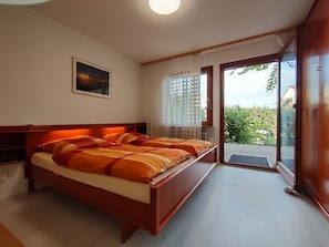 Ferienwohnung mit 2 Schlafzimmern und Terrasse-Schlafzimmer 1