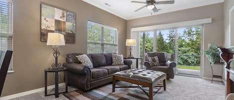 Living Room with Sofa Bed