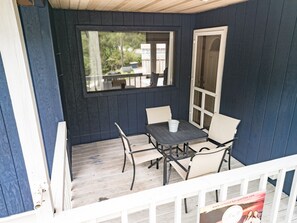 Porch off the dining area