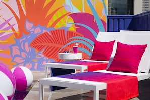 Poolside loungers
