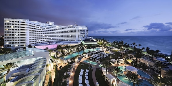 Exterior view at night