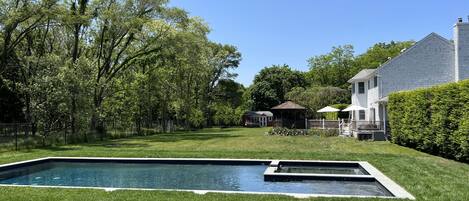 Pool with built in spa