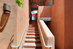 Stairs to unit 77