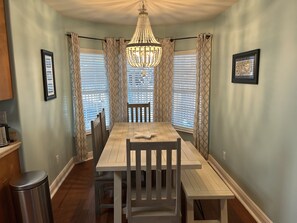 Dining Table with seating for 6.