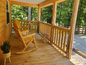 Oversized rockers are perfect for front porch sitting!