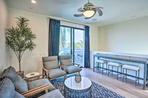 Conversation Area | Stairs Required | Smart TV