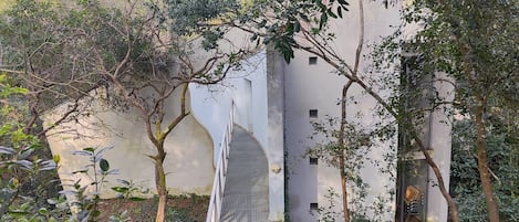 arrivée de la villa
