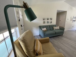 living room has an open concept and easy to  host large families. 