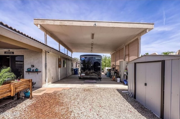 RV or boat parking-