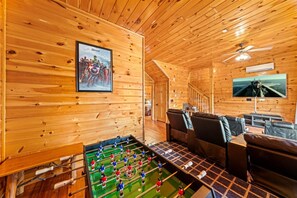 Media Room with Fusbol Table