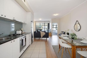 A kitchen & dining.