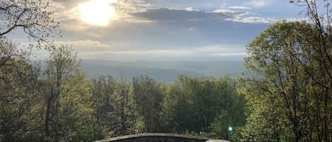 Morning coffee, graced by the heavens
