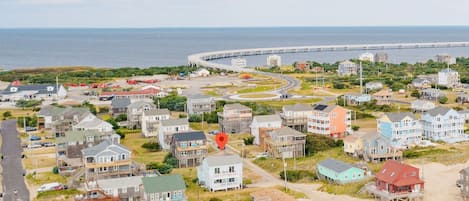 Nestled in between the Pamlico Sound and the Atlantic Ocean on Hatteras Island