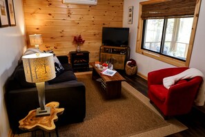 Cozy living room with plenty of space to relax on the house.