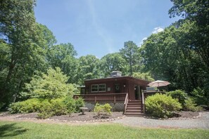 View of the kitchen from the yard.