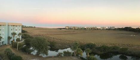 Sunrise from the balcony