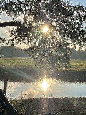 Sunset on the porch! 
