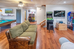 Game room fun for all.