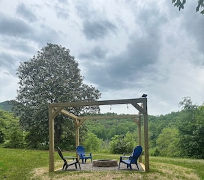 Come sit around the fire pit and enjoy the view!