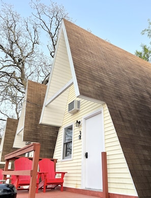 Cabin 2 is a private A-frame