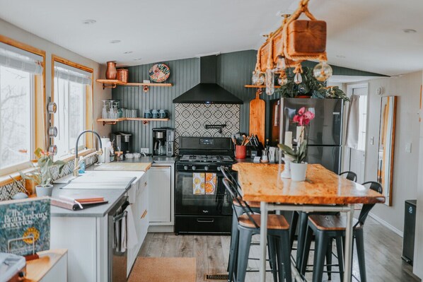 Stocked kitchen