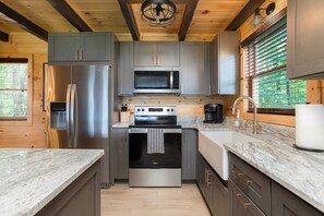 Completely Remodeled Kitchen With Plenty Of Counterspace