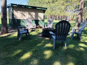 Fire Pit.  Conversation area.
