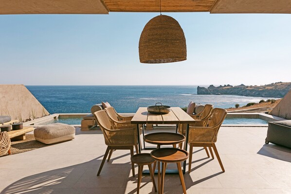Beach villa,Heated pool,Incredible view,Agios Pavlos,Crete