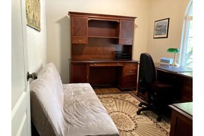 private office with futon