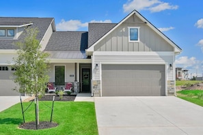 Inviting front yard of home